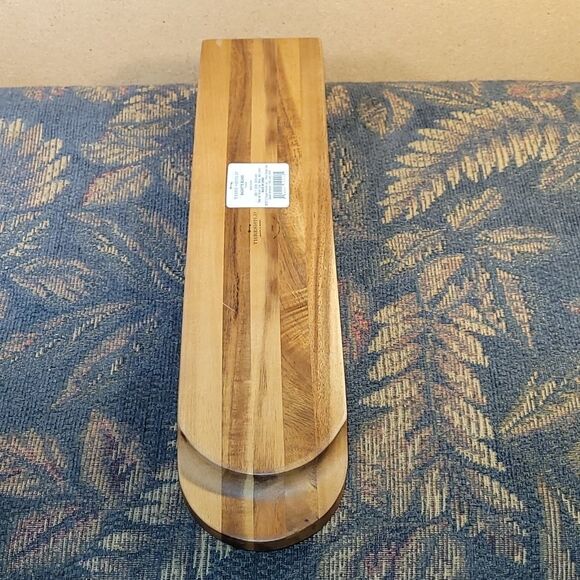 Threshold Acacia Wooden Baguette Cutting Board 17.5" X 4" - Picture 3 of 6